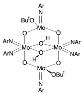 Graphical abstract: The effect of Brønsted acids on the stability of oxo-alkoxide and imido-alkoxide complexes of molybdenum