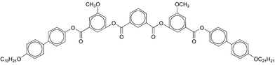 Graphical abstract: New banana-type liquid crystal with a methoxy group substituted near the central ring