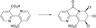 Graphical abstract: Novel trichloroindolizine derivatives via intramolecular acylation of a bis(chloroacyl)bipyridine