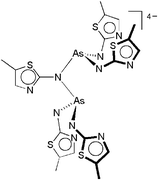 Graphical abstract: Synthesis of a deca-lithium cage containing an [(RN)2As(μ-NR)As(NR)2]4− tetraanion; a homologue of group 15 trianions of the type [E(NR)3]3−