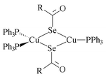 Graphical abstract: Synthesis, structural characterization, photoluminescence and thermal properties of [(Ph3P)2Cu(μ-SeC{O}R)2Cu(PPh3)]
