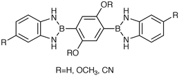 Graphical abstract: Syntheses and emission properties of novel violet-blue emissive aromatic bis(diazaborole)s