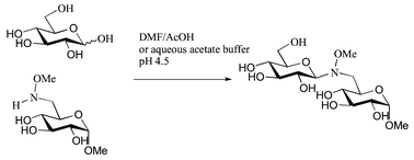 Graphical abstract: Solution and solid-phase chemoselective synthesis of (1-6)-amino(methoxy) di- and trisaccharide analogues