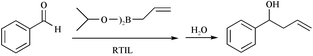 Graphical abstract: Allylboration of carbonyl compounds in ionic liquids