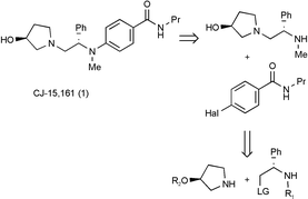 Graphical abstract: Synthesis of the kappa-agonist CJ-15,161 via a palladium-catalyzed cross-coupling reaction