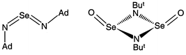 Graphical abstract: A monomeric selenium(iv) diimide and a dimeric seleninylamine