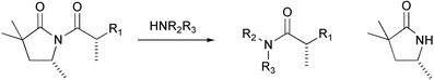 Graphical abstract: N-Acyl ‘Quat’ pyrrolidinone auxiliary as a chiral amide equivalent via direct aminolysis