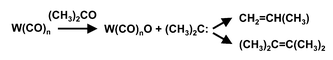 Graphical abstract: Oxygen abstraction by laser pyrolysis of W(CO)6; a mild route to gas-phase carbene chemistry