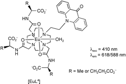 Graphical abstract: Ratiometric probes for hydrogencarbonate analysis in intracellular or extracellular environments using europium luminescence