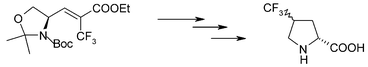 Graphical abstract: Synthesis of Boc-protected cis- and trans-4-trifluoromethyl-d-prolines