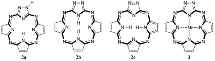 Graphical abstract: Aromaticity in tautomers of triazoleporphyrazine