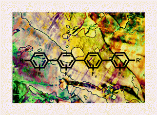 Graphical abstract: Combinatorial parallel synthesis and automated screening of a novel class of liquid crystalline materials