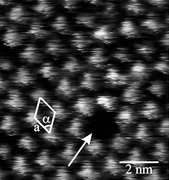 Graphical abstract: Crystalline C60 monolayers at the solid–organic solution interface