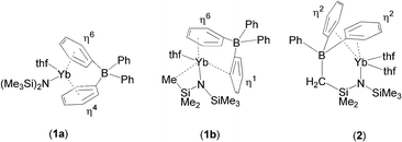 Graphical abstract: Linkage isomerism and C–H activation in an ytterbium(ii) tetraphenylborate