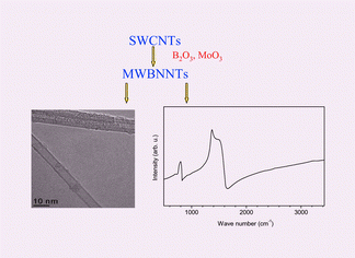 Graphical abstract: Infrared response of multiwalled boron nitride nanotubes