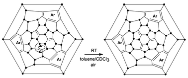 Graphical abstract: Fluorine takes a hike: remarkable room-temperature rearrangement of the C1 isomer of C60F36 into the C3 isomer via a 1,3-fluorine shift