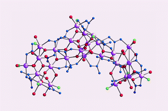 Graphical abstract: New routes to high nuclearity cages: a fluoride-based hexaicosametallic manganese cage