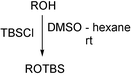 Graphical abstract: A novel and simple method for the silylation of alcohols in DMSO–hexane without a catalyst
