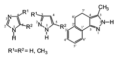 Graphical abstract: Protonation and phase effects on the NMR chemical shifts of imidazoles and pyrazoles: experimental results and GIAO calculations