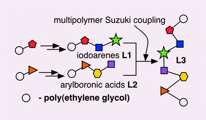 Graphical abstract: Soluble polymer-supported convergent parallel library synthesis