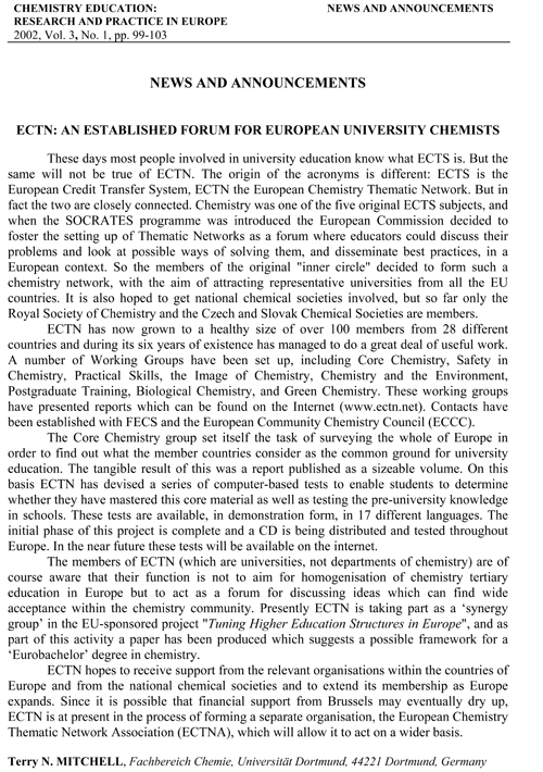 NEWS AND ANNOUNCEMENTS