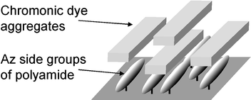 Graphical abstract: Azo-pendant polyamides which have the potential to photoalign chromonic lyotropic liquid crystals