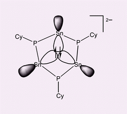 Graphical abstract: Synthesis and structure of [{Sn(μ–PCy)}3(Na·PMDETA)2], containing an electron-deficient [{Sn(μ–PCy)}3]2− dianion