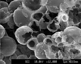 Graphical abstract: Synthesis of titania hollow microspheres using non-aqueous emulsions
