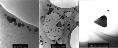 Graphical abstract: Preparation of silver nanoprisms using poly(N-vinyl-2-pyrrolidone) as a colloid-stabilizing agent and the effect of silver nanoparticles on the photophysical properties of cationic dyes