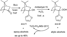 Graphical abstract: Renewable camphor-derived hydroperoxide: synthesis and use in the asymmetric epoxidation of allylic alcohols