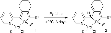 Graphical abstract: Stereospecific isomerisation of P-heterocycles triggered by coordination: synthesis of the first P,N-chelates featuring a 2-phospholene moiety