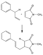 Graphical abstract: Ene reaction of allylbenzene and N-methylmaleimide in subcritical water and ethanol