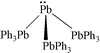 Graphical abstract: Tris(triphenylplumbyl)plumbate: an anion with three stretched lead–lead bonds
