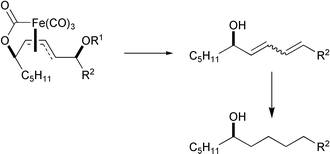 Graphical abstract: Reductive decomplexation of π-allyltricarbonyliron lactone complexes using sodium naphthalenide as a route to stereodefined 1,7-diols and 2,3-diene-1,7-diols