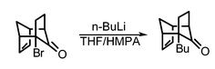 Graphical abstract: Substitution of a bridgehead bromide by primary organolithium reagents