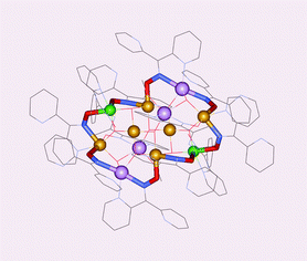 Graphical abstract: A cationic 24-MC-8 manganese cluster with ring metals possessing three oxidation states [MnII4MnIII6MnIV2(μ4-O)2(μ3-O)4(μ3-OH)4(μ3-OCH3)2(pko)12](OH)(ClO4)3