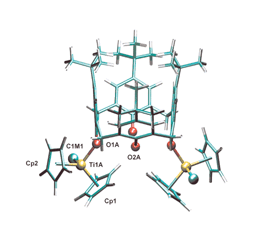 Graphical abstract: Selective 1,3-complexation of p-tBu-calix[4]arene by [TiCp2Me2]