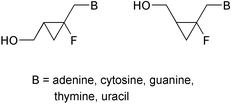 Graphical abstract: Synthesis and antiviral activity of monofluorinated cyclopropanoid nucleosides