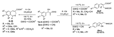 Graphical abstract: A novel, tandem construction of C–N and C–C bonds: facile and one-pot transformation of the Baylis–Hillman adducts into 2-benzazepines