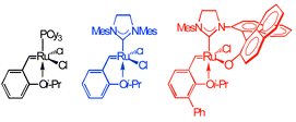 Graphical abstract: Ru complexes bearing bidentate carbenes: from innocent curiosity to uniquely effective catalysts for olefin metathesis