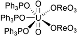 Graphical abstract: The structural and spectroscopic characterisation of three actinyl complexes with coordinated and uncoordinated perrhenate: [UO2(ReO4)2(TPPO)3], [{(UO2)(TPPO)3}2(µ2-O2)][ReO4]2 and [NpO2(TPPO)4][ReO4]