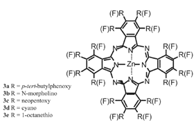 Graphical abstract: Polysubstituted phthalocyanines by nucleophilic substitution reactions on hexadecafluorophthalocyanines
