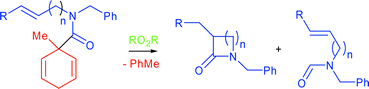 Graphical abstract: Preparation of β-and γ-lactams via ring closures of unsaturated carbamoyl radicals derived from 1-carbamoyl-1-methylcyclohexa-2,5-dienes