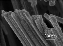 Graphical abstract: Synthesis and characterization of self-assembling (NH4)0.5V2O5 nanowires