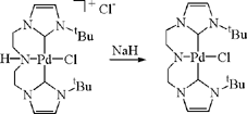 Graphical abstract: The synthesis of a di-N-heterocyclic carbene-amido complex of palladium(ii)