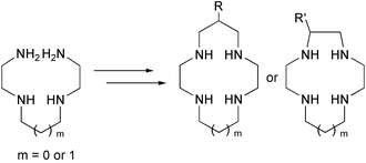 Graphical abstract: A powerful route to C-functionalised tetraazamacrocycles