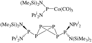 Graphical abstract: Synthesis and P–P cleavage reactions of [P(X)X′]2; X-ray structures of [Co{P(X)X′}(CO)3] and P4[P(X)X′]2 [X = N(SiMe3)2, X′ = NPri2]