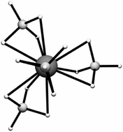 Graphical abstract: Molecular structure of Hf(BH4)4 investigated by quantum mechanical calculations and gas-phase electron diffraction