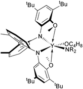Graphical abstract: Chiral biarylamido/anisole complexes of yttrium in enantioselective aminoalkene hydaroamination/cyclisation