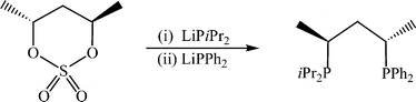 Graphical abstract: A new route to achiral and chiral 1,2-bis(phosphino)ethanes, 1-arsino-2-phosphinoethanes, and 1,3-bis(phosphino)propanes and the molecular structure and catalytic activity of some rhodium(i) complexes derived thereof